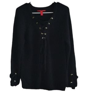 Chelsea and violet black sweater women's size medium